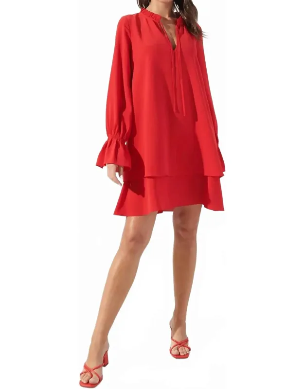 Double Layer Trapeze Dress