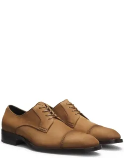 Derby Shoes With Stitched Details