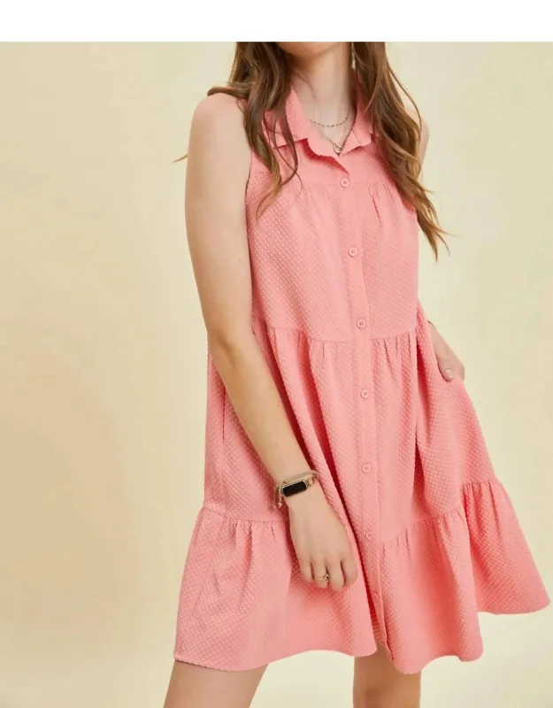 In The Breeze Button Down Dress
