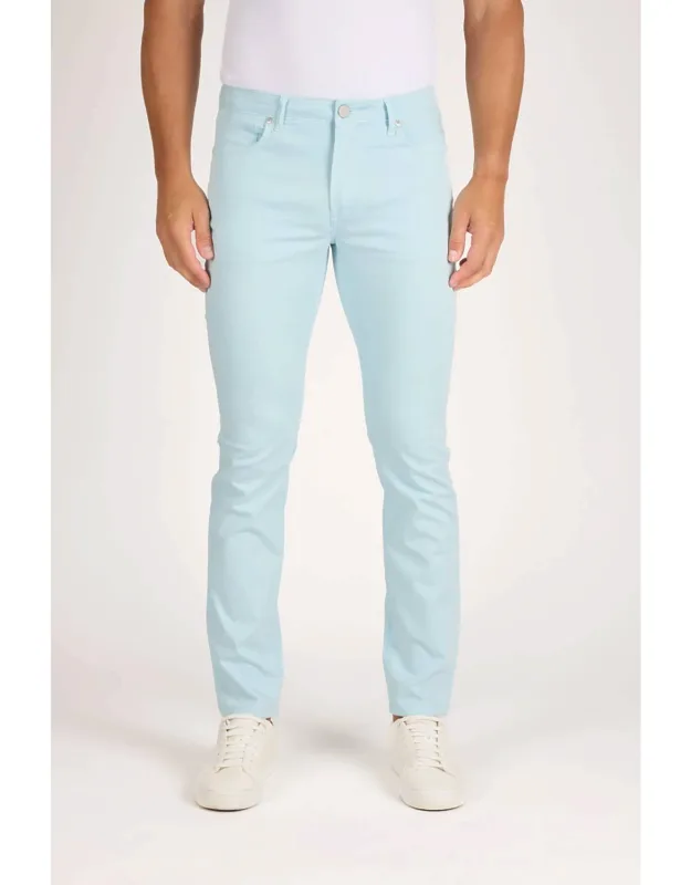 Brando Slim Fit Jeans With Lightweight Twill Blend And Practical Zip Closure