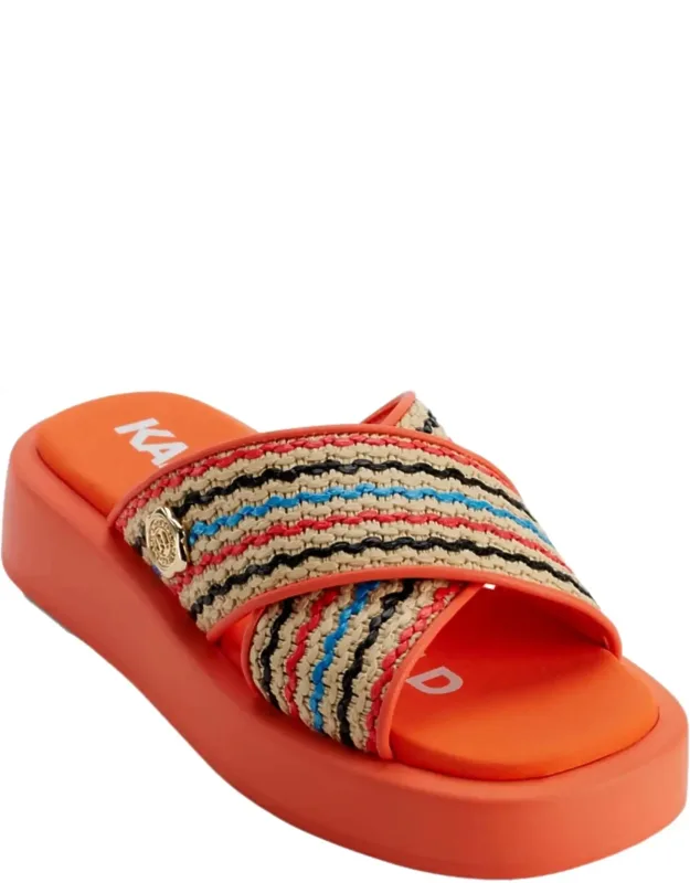 Ophelia Woven Slip-on Platform Sandals