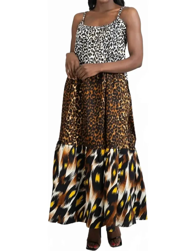 Animal Print Maxi Dress