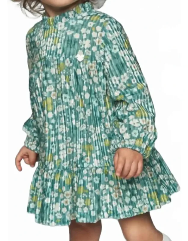 Printed Velvet Dress