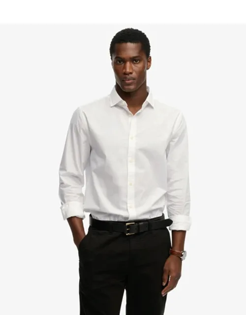 Cut Away Poplin Long Sleeve Shirt