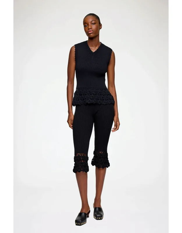 Cotton Crochet Trousers