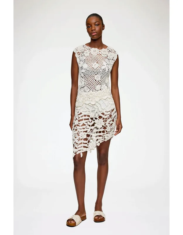 Cotton Crochet Skirt