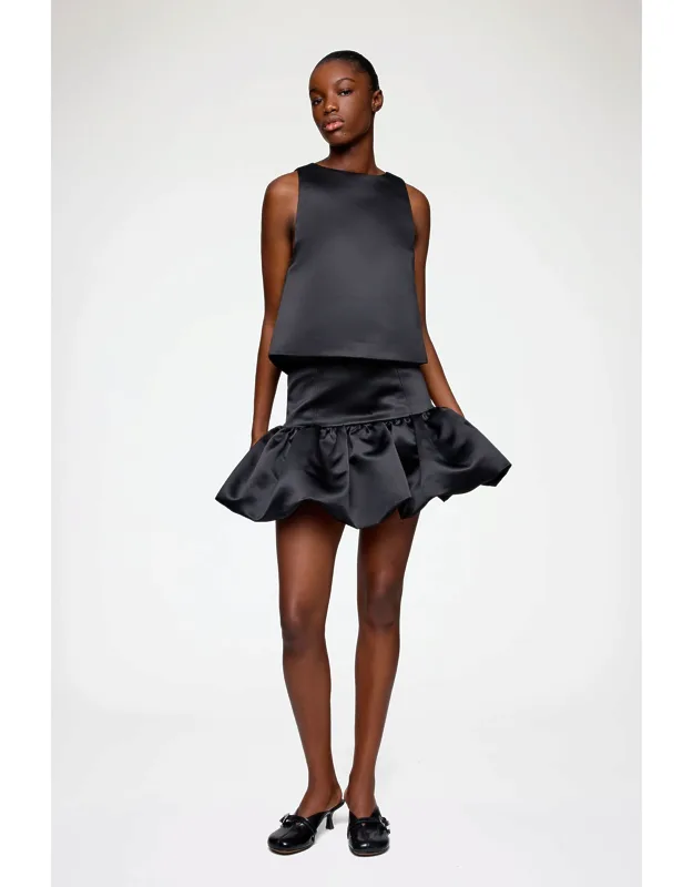 Ganni Skirt With Closure And Drop Waist