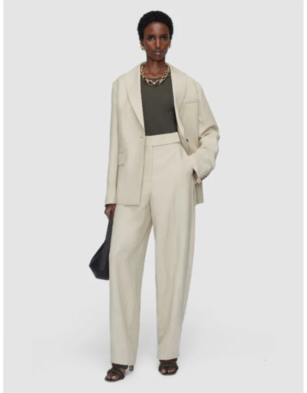 Aix Light Linen Blend Trousers