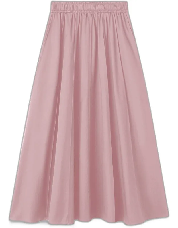 Cotton Sateen Skirt