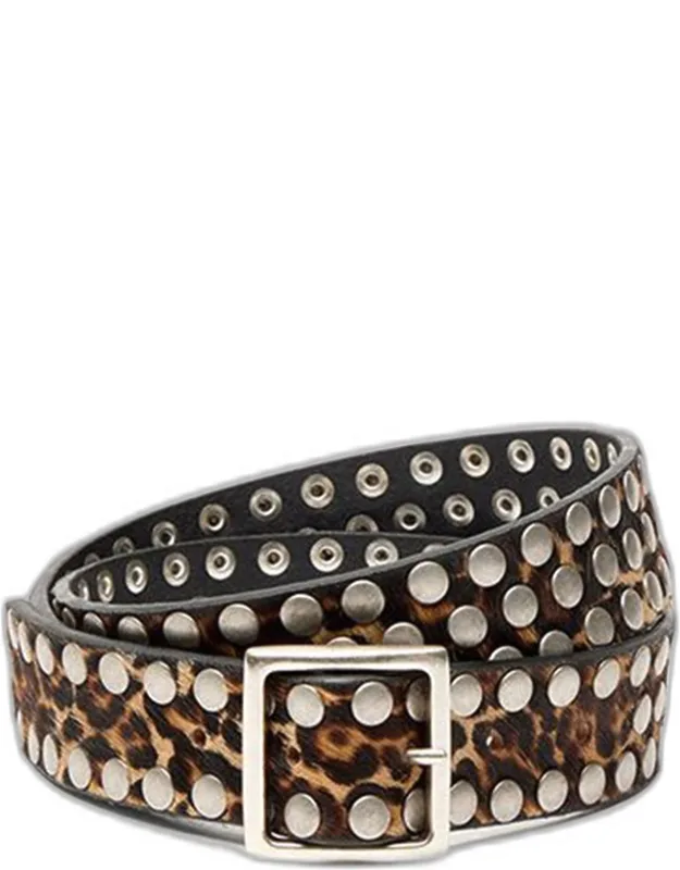 Belt With Hammered Studs