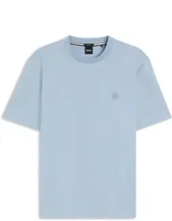 Mercerized-cotton T-shirt With Double B Monogram