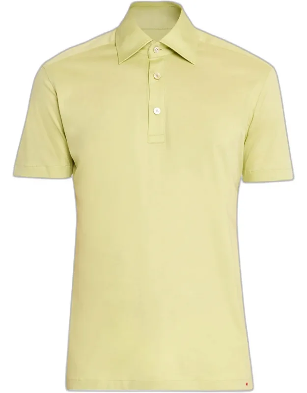 Cotton Knit Polo Shirt