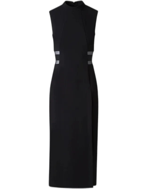 Illusion Midi Sheath Dress