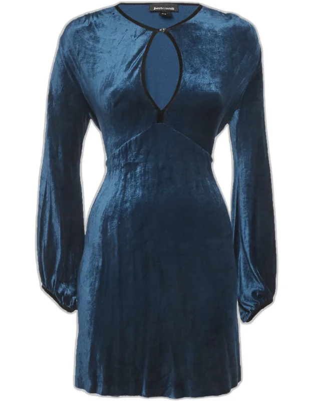 Velvet Flared Mini Dress