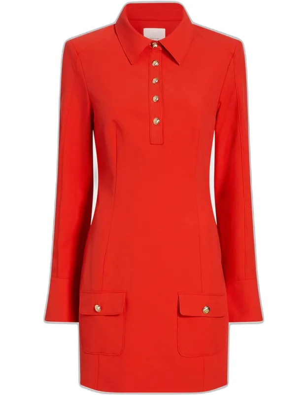 Long-sleeve Mini Dress
