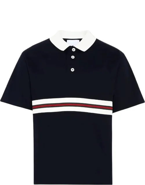 Striped-detail Polo Shirt