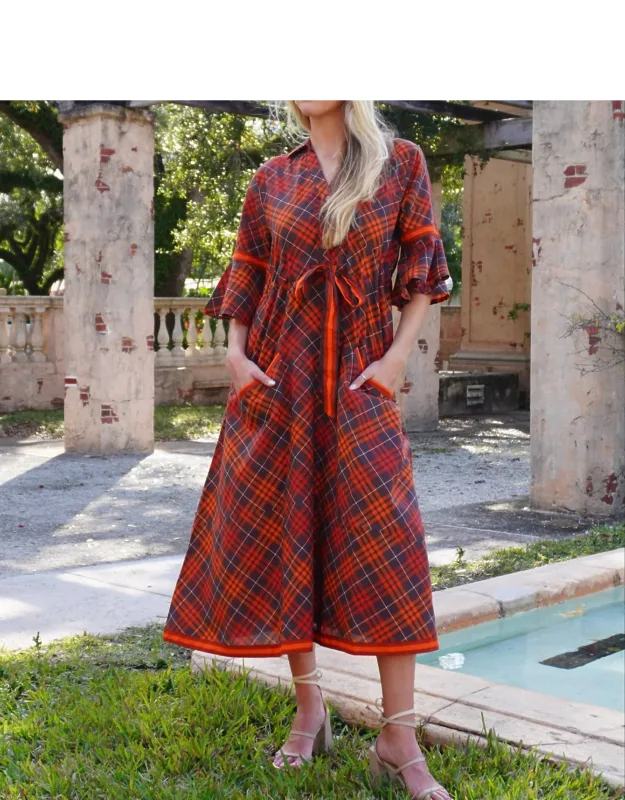 Cape Midi Dress