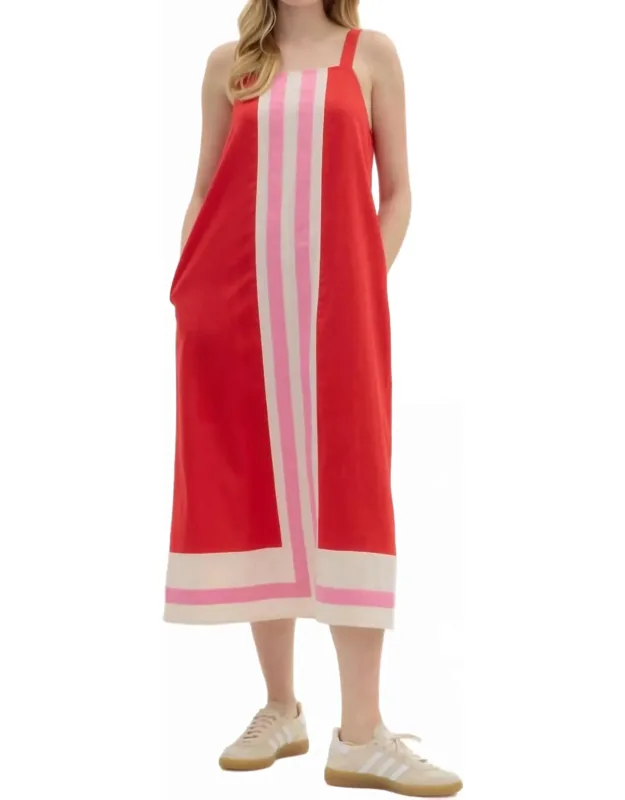 Porch Swing Color-block Dress