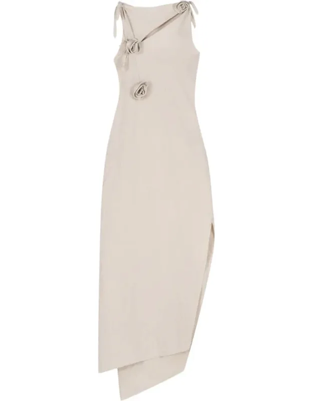 Asymmetrical Midi Dress
