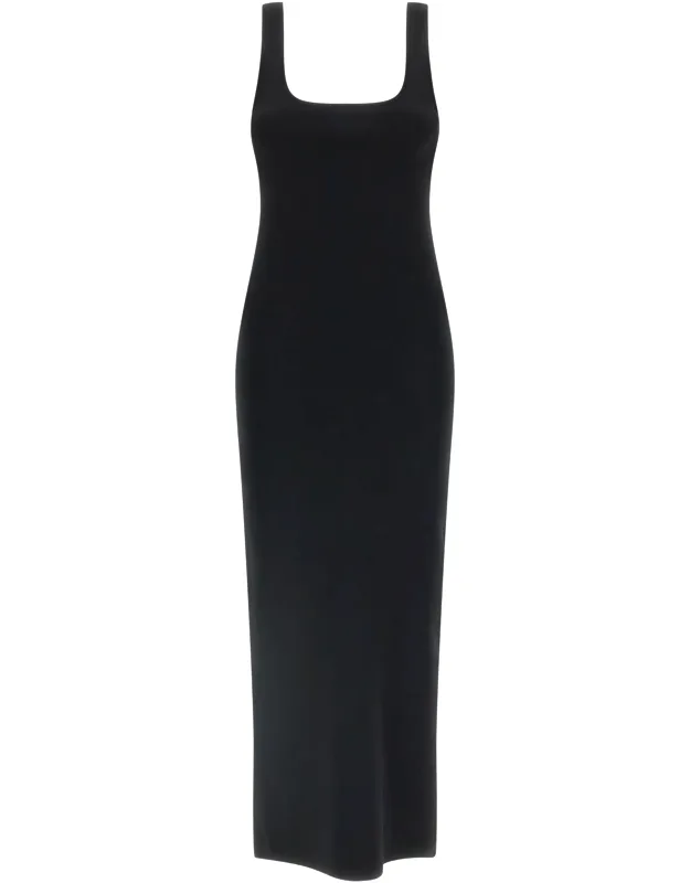 Squared Neckline Dress