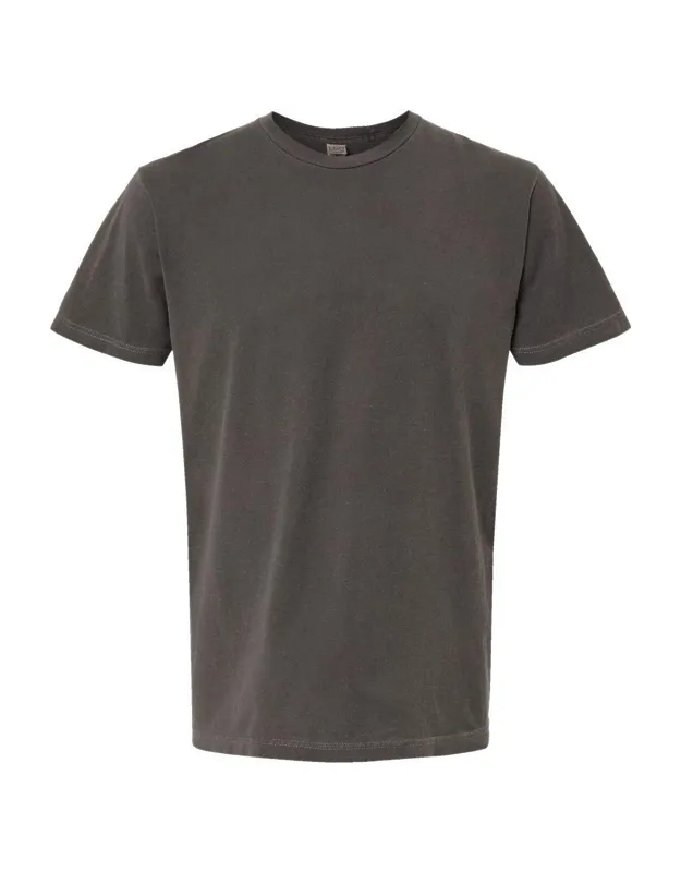 Vintage Garment-dyed T-shirt - Softer Fabric, Tear Away Label