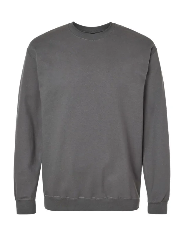 Softstyle Crewneck Sweatshirt - 80/20 Ringspun Cotton/polyester, Classic Fit, Dropped Shoulder