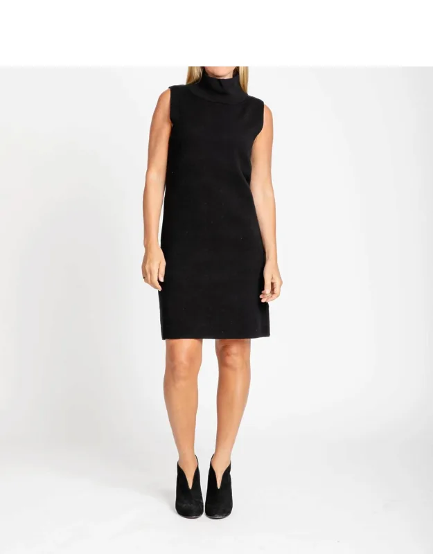 Paris Mock Neck Sweater Dress
