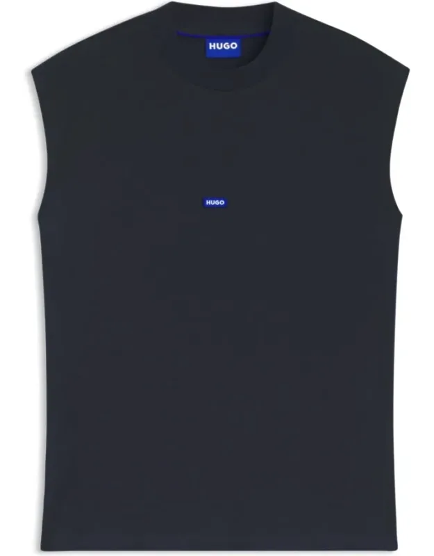 Sleeveless T-shirt In Cotton Jersey