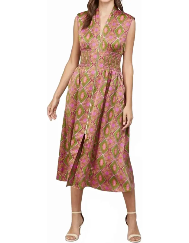 Twyla Zip Front Dress