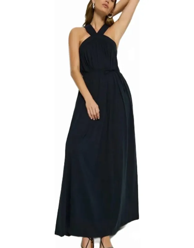 Brielle Halter Maxi Dress