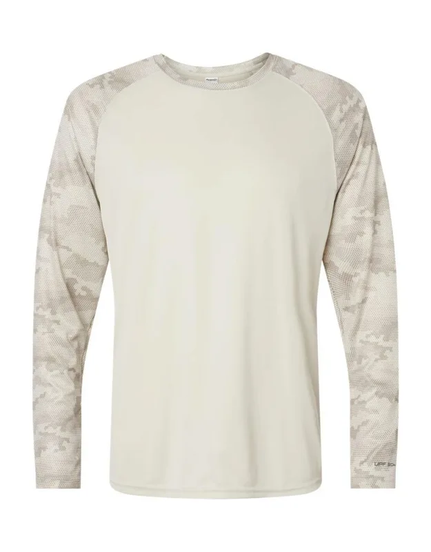Cayman Performance Camo Colorblocked Long Sleeve T-shirt