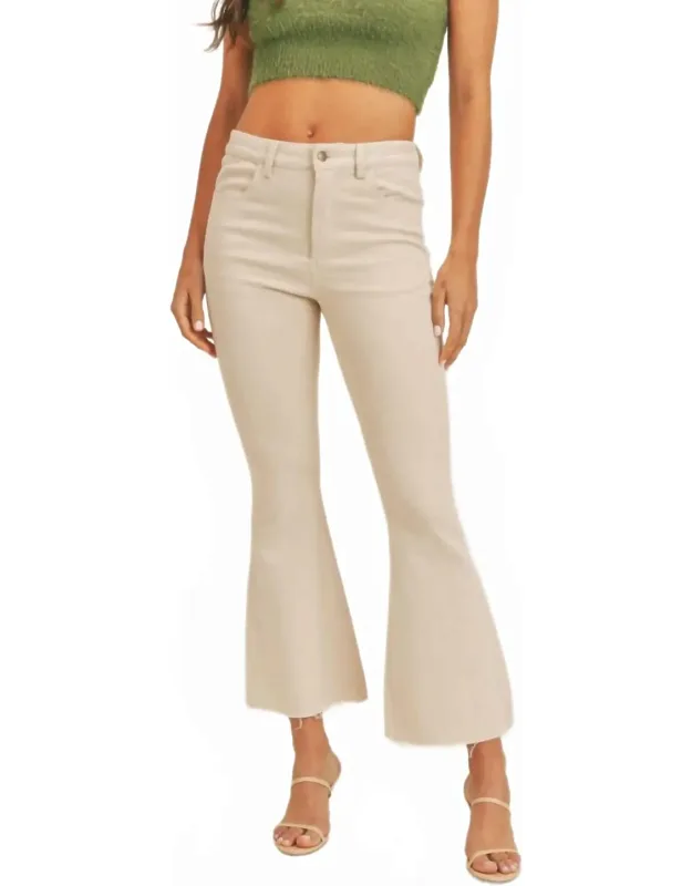 High Waisted Denim Flare Jeans