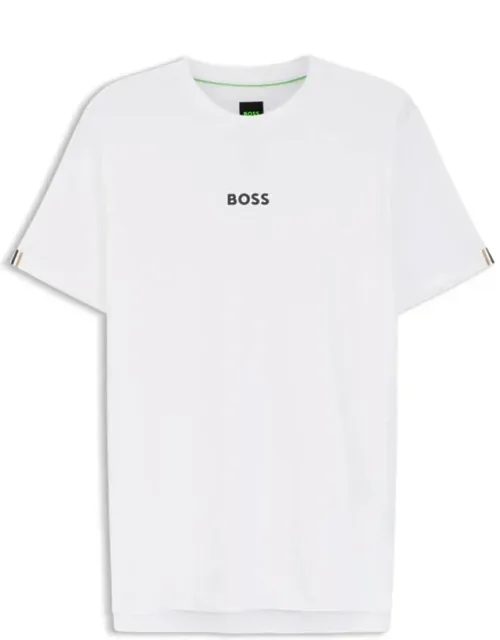 Jacquard-stripe Slim-fit T-shirt