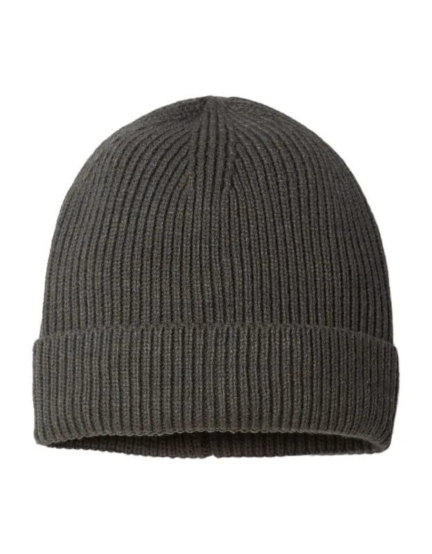 Sustainable Fine Rib Cuffed Beanie