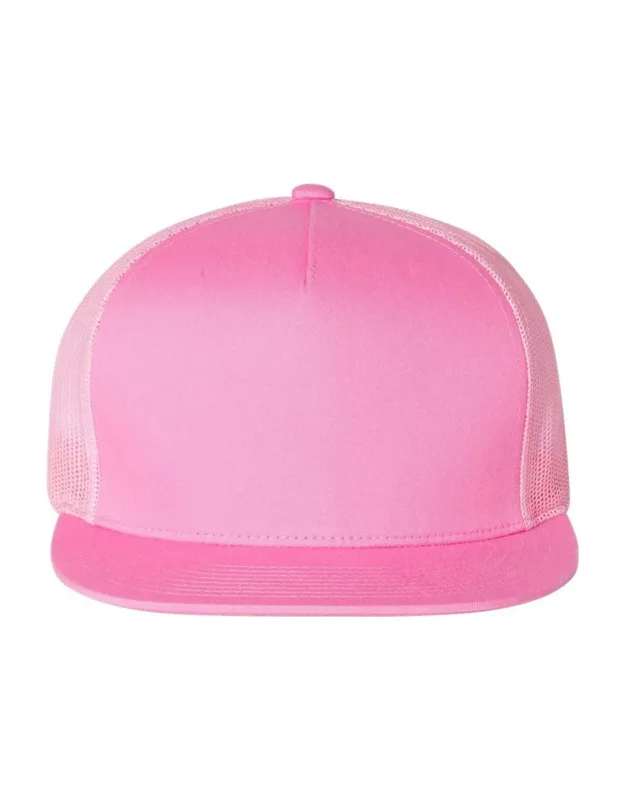 Flat Bill Trucker Cap