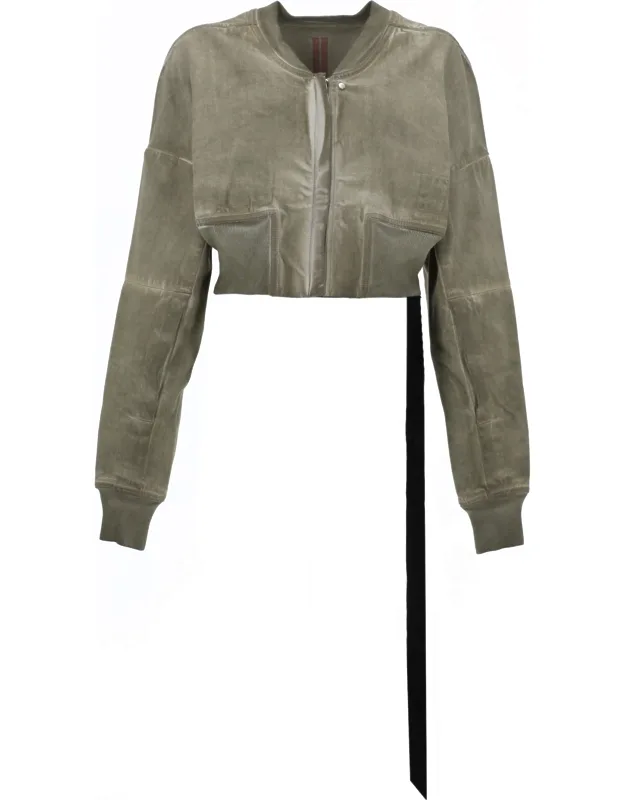 Denim "flight" Bomber Jacket