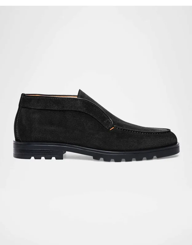 Rock Suede Moc-toe Chukka Boots