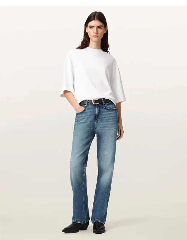 Ida Straight Leg Denim Jeans