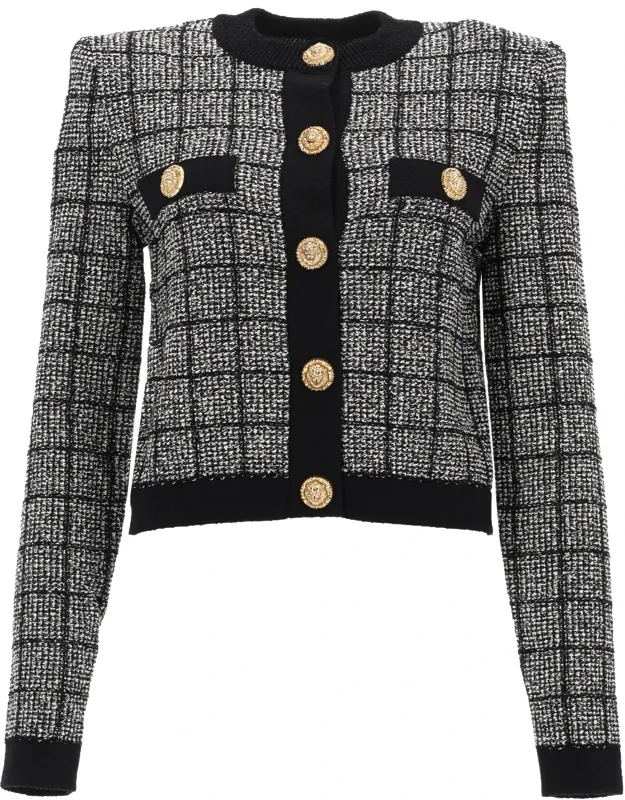 Cardigan With Jewel Buttons