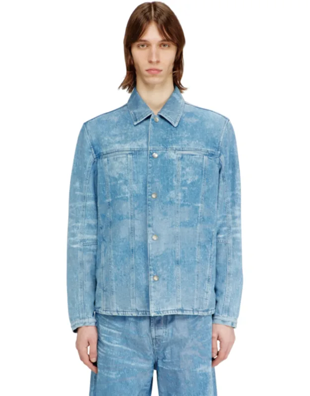 Jacket In Satin Denim