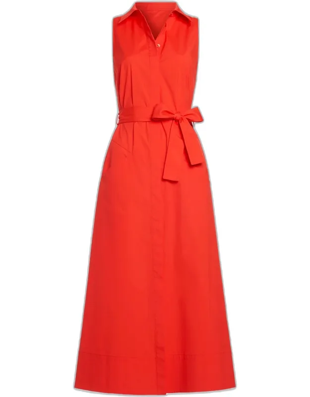 Belted Midi Shirtdress