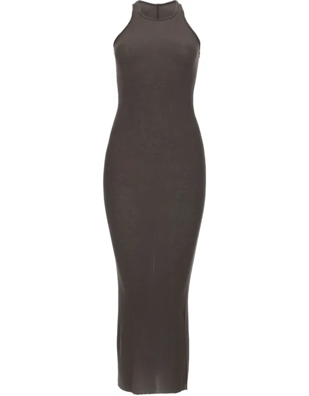 Silk Blend Midi Dress