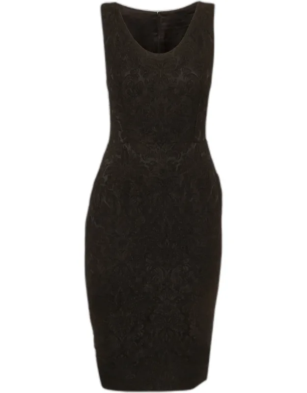 Jacquard Sheath Dress