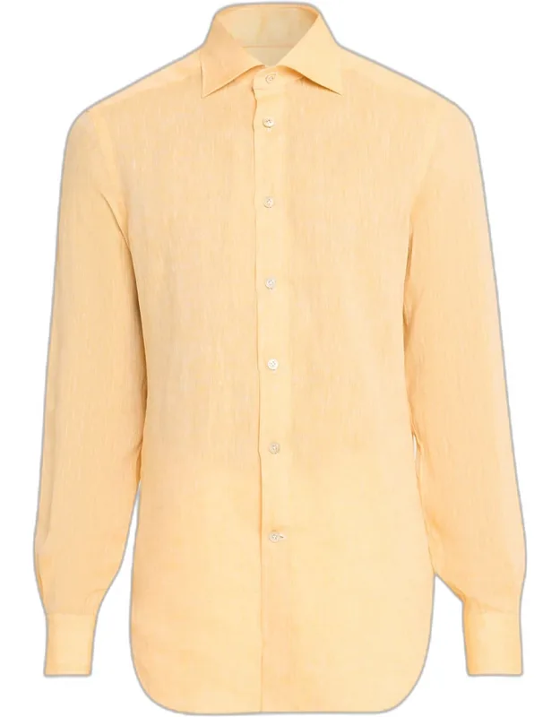 Linen Button-down Shirt