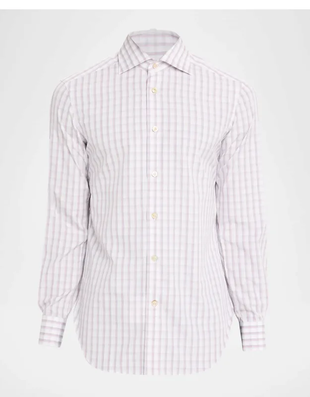 Cotton Plaid Button-down Shirt