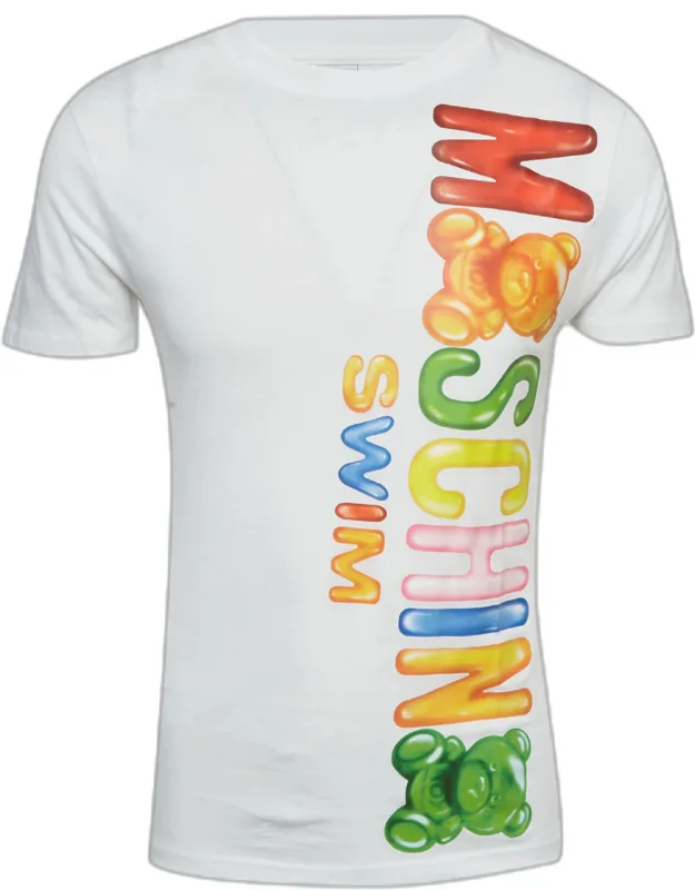Swim Gummy Bear Logo Print T-shirt
