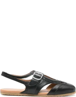 Buckled Leather Sandals