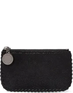 Falabella Wallet With Zip Fastening And Whipstitch Trim