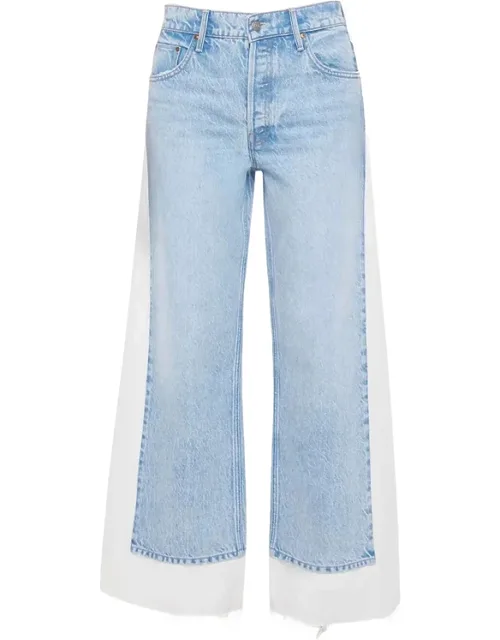 Nacho Double Dip Frayed Panelled Jeans