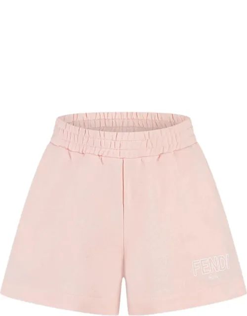 Elasticated-waist Shorts